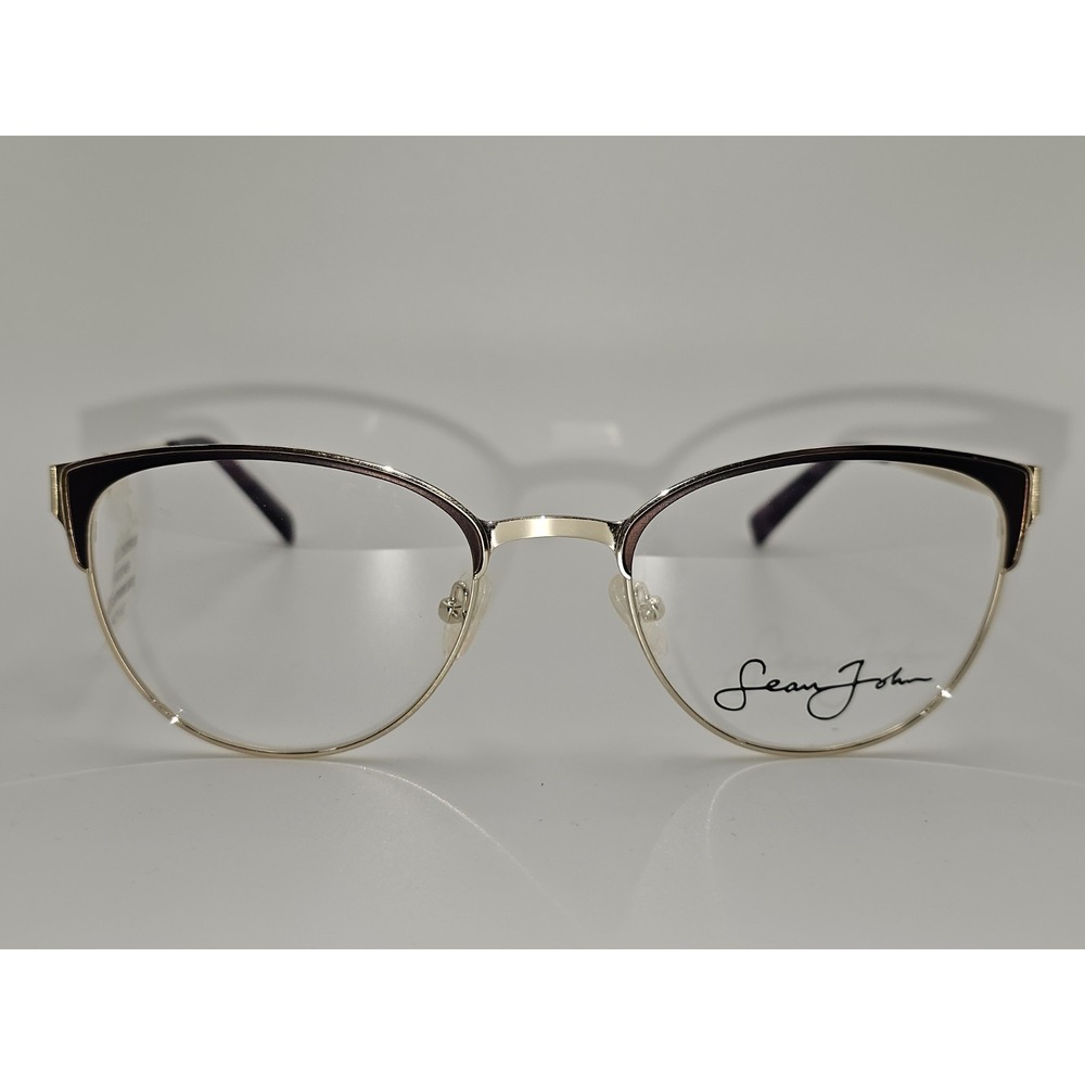 Sean John SJLO 6009 Shiny Gold Purple Eyeglass Frames‎ 54-21-140 1/B8